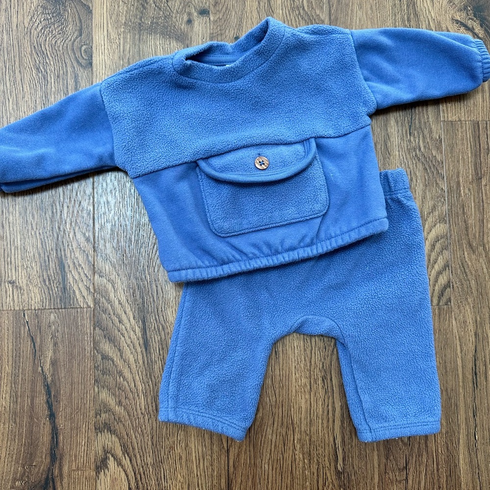 Cat & Jack Soft Blue Baby Fleece